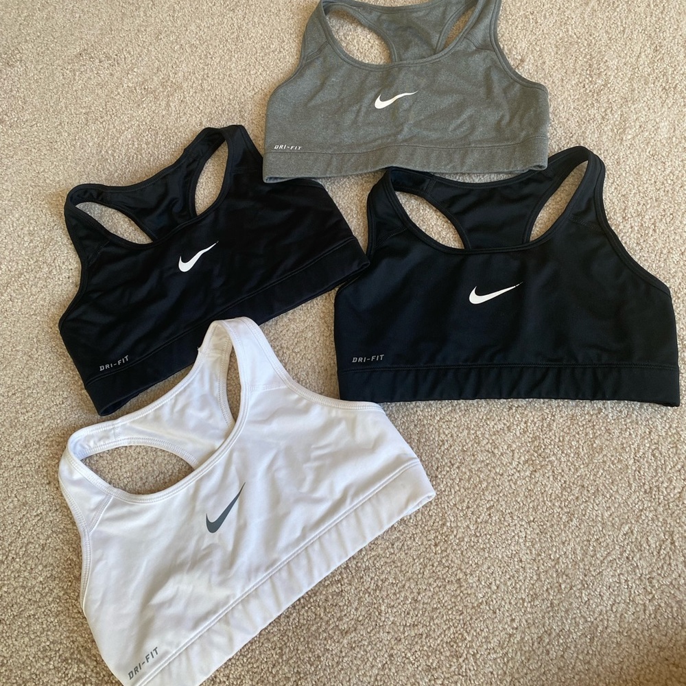 Nike Dri Fit Sports Bra 4 Pack Bundle- XS